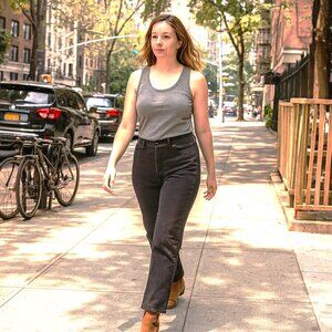 Buffalo David Bitton Women's Alyssa Jeans 10/30 Black High Rise Stretch